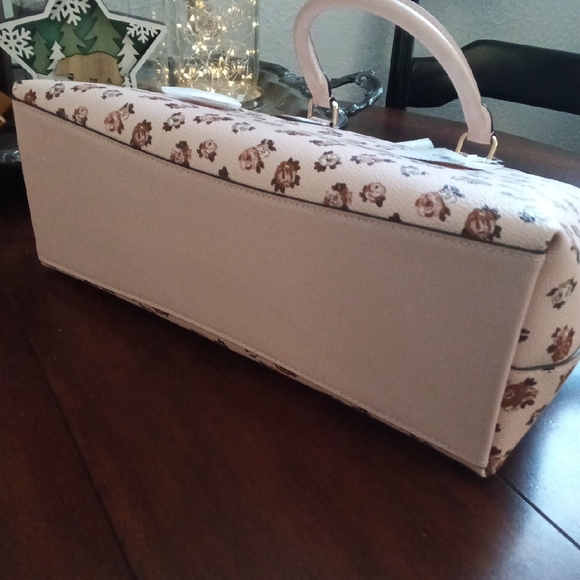 Coach Georgia Floral Pink Satchel - Picture 6 of 9